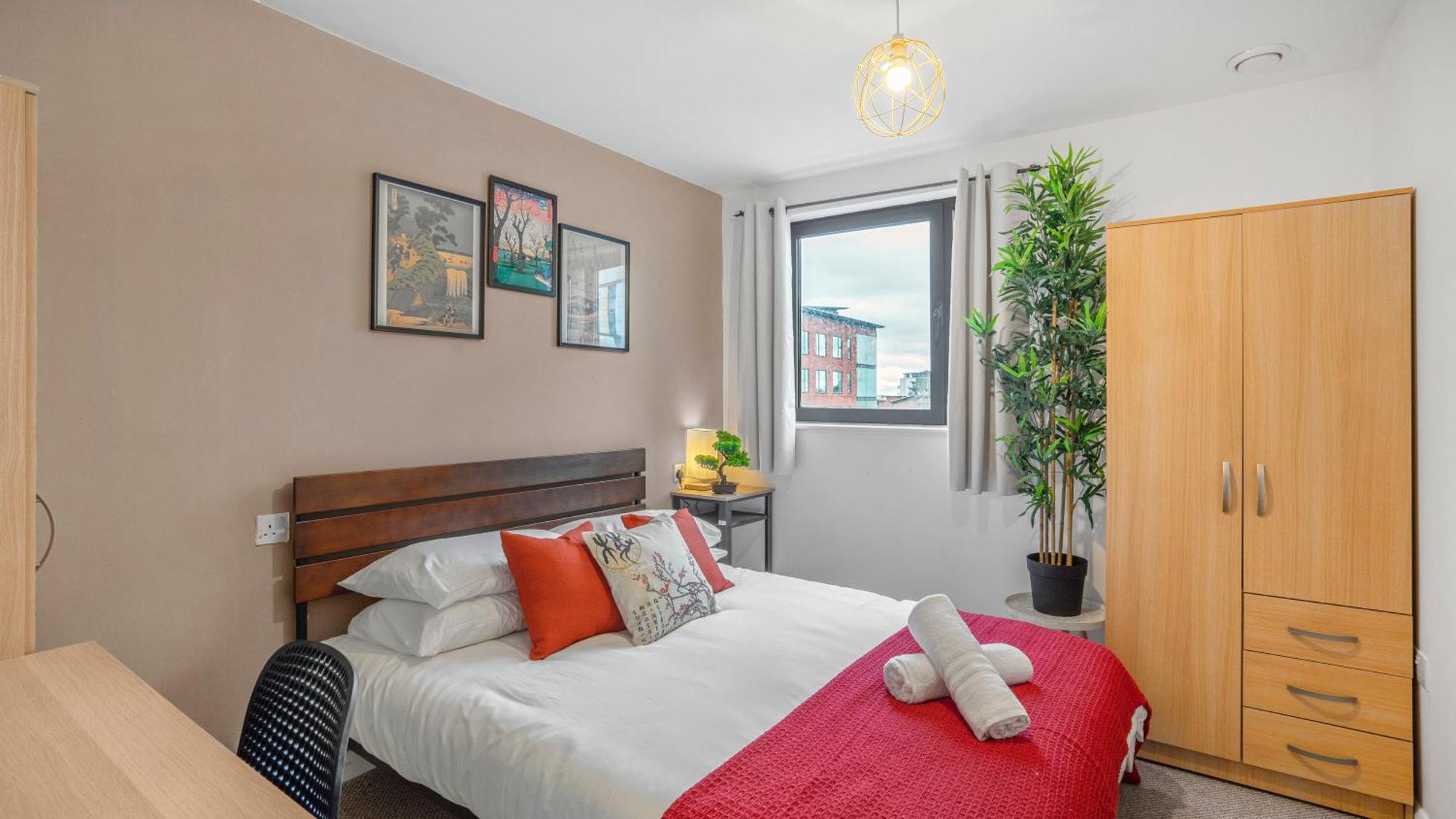 Japanese Suite 2Bed 2Bath, Free Park, Netfix, 75 Inch Tv, Games - City Centre- Maihom Birmingham Exterior photo